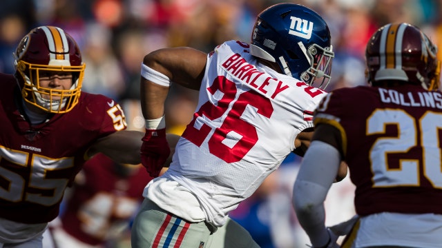 Saquon Barkley runs all over Redskins as season mercifully nears end