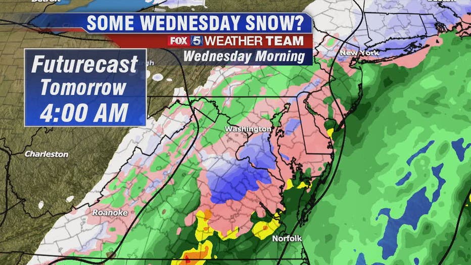 Rain, Snow Mix Possible Overnight Into Wednesday Morning After Mild Tuesday