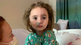 Girl, 4, becomes blind after suffering from flu, mother says