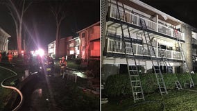 2 alarm apartment fire leaves over a dozen residents, including several children, out of homes