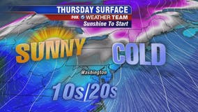 Cold temperatures Thursday; some school delays due to icy conditions