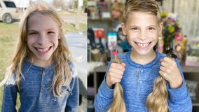 Georgia boy grows hair out for people in need