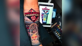 Former Nat Gerardo Parra gets 'Baby Shark' tattoo