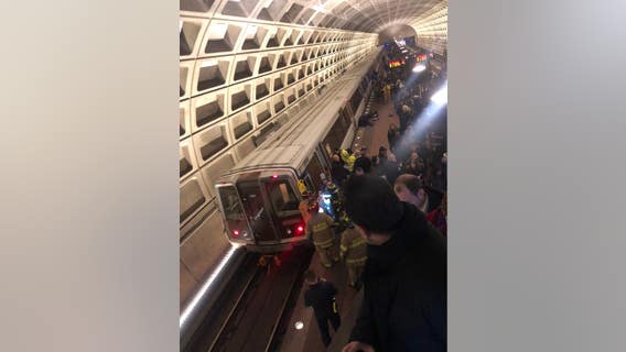 Woman struck by train at Court House Metro Station after experiencing medical emergency, officials say