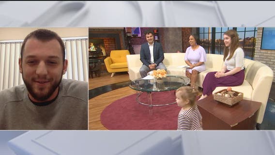 College football player donates bone marrow to save little girl, creates lifelong connection