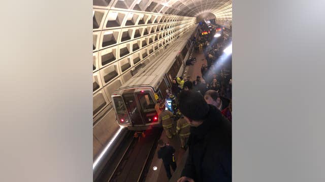 Woman struck by train at Court House Metro Station after experiencing medical emergency, officials say