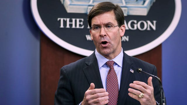 Top Pentagon officials estimate coronavirus outbreak will last 3 months