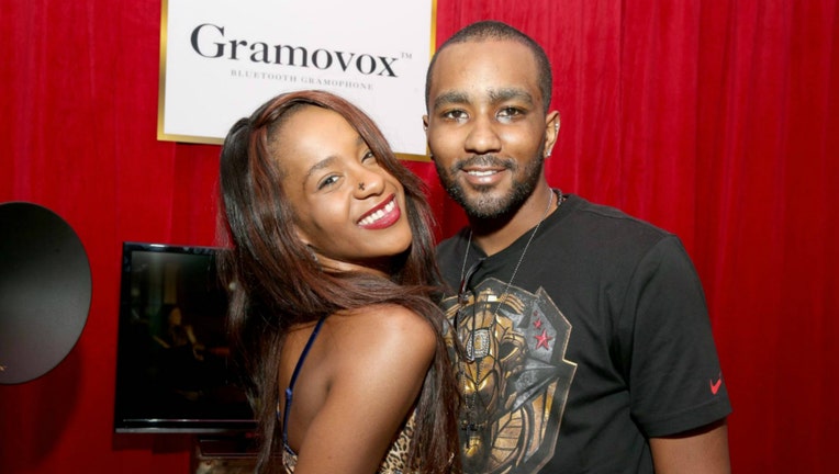 Bobbi Kristina Brown (L) and Nick Gordon attends the GRAMMY Gift Lounge during the 56th Grammy Awards at Staples Center on January 25, 2014 in Los Angeles, California. (Photo by Imeh Akpanudosen/WireImage)