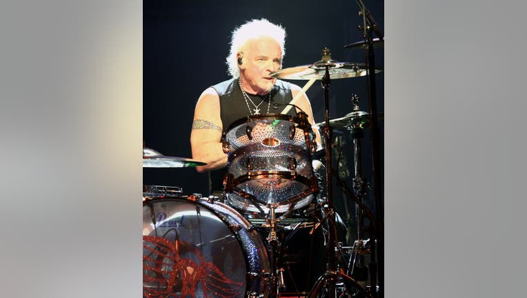 Joey Kramer perform during Steven Tyler's Second Annual GRAMMY Awards Viewing Party to benefit Janie's Fund presented by Live Nation at Raleigh Studios on February 10, 2019 in Los Angeles, California. (Photo by Tommaso Boddi/Getty Images for Janie's Fund)