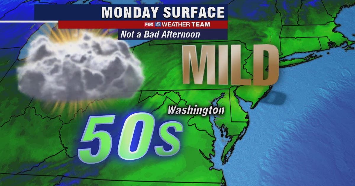 Cloudy, mostly dry Monday with highs in the 50s; midweek showers ...