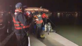 Driver seen 'frantically trying to escape' as vehicle sunk into Potomac River in Georgetown, police say