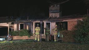 4 firefighters transported after early morning blaze damages home in Upper Marlboro area of Prince George's County