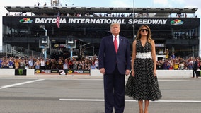Trump, Melania rev up Daytona 500 with historic lap in presidential limo, ‘The Beast’