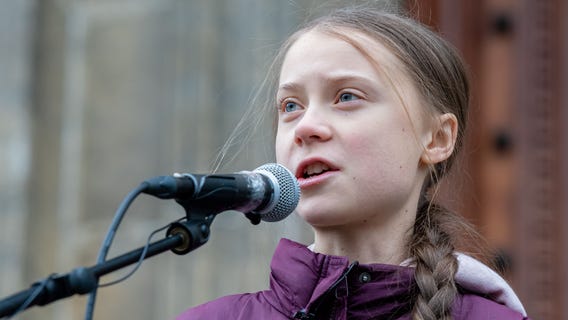 Greta Thunberg says climate change critics are ‘desperate’ after using sexually graphic image of her