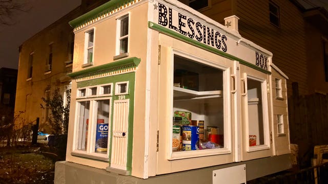 Blessings Box in Southeast DC encourages neighbors to 'take what you need, and leave what you can'