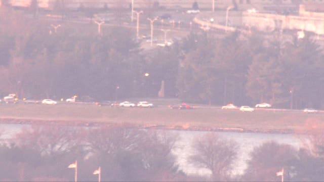 Fiery crash causes delays along George Washington Parkway