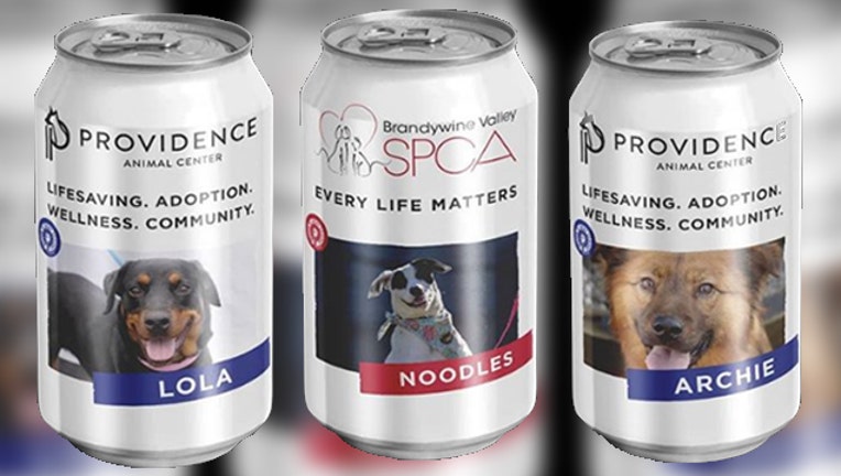 Colony Meadery SPCA animal shelter cans