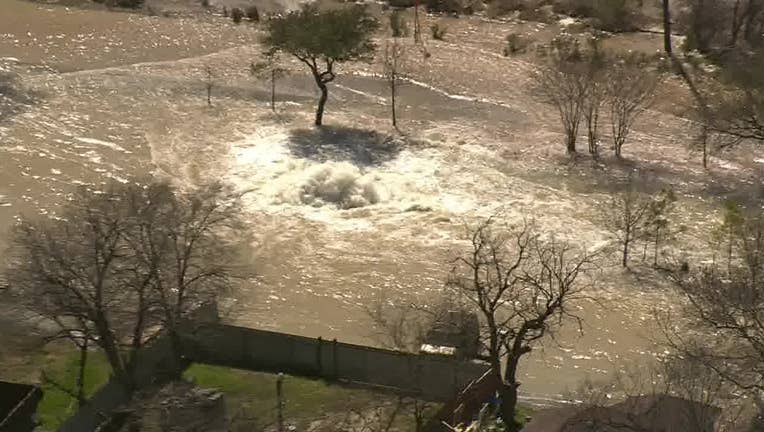 Severe flooding in East Houston