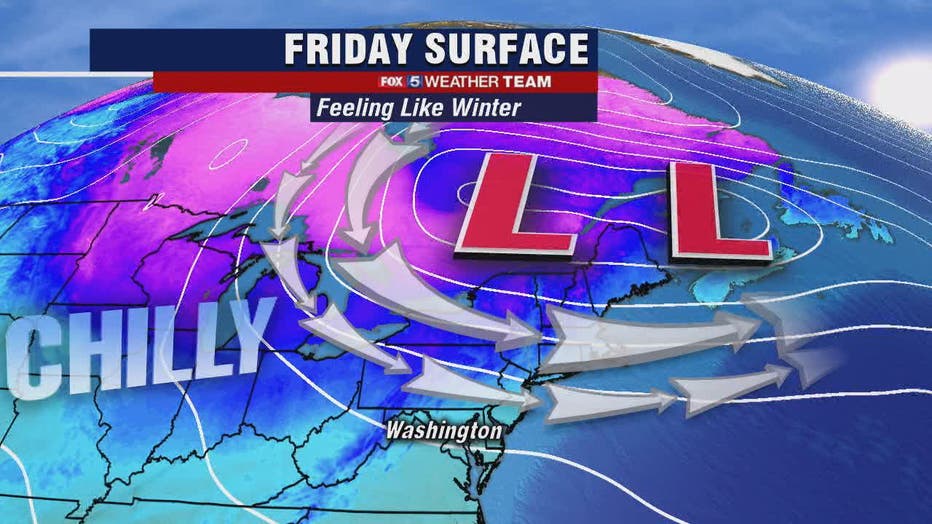 Chilly Friday With Highs In The 40s; Passing Snow Flurry Possible Later ...