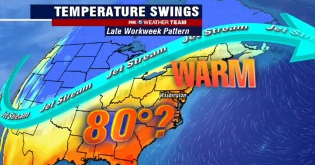 Sunny Wednesday with highs in the 60s; rain moving in overnight | FOX 5 DC