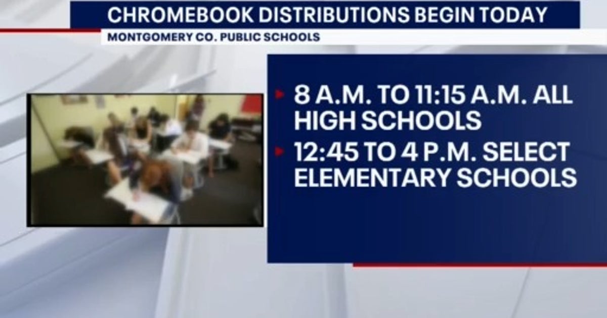Montgomery County Public Schools distribute Chromebooks to students ...