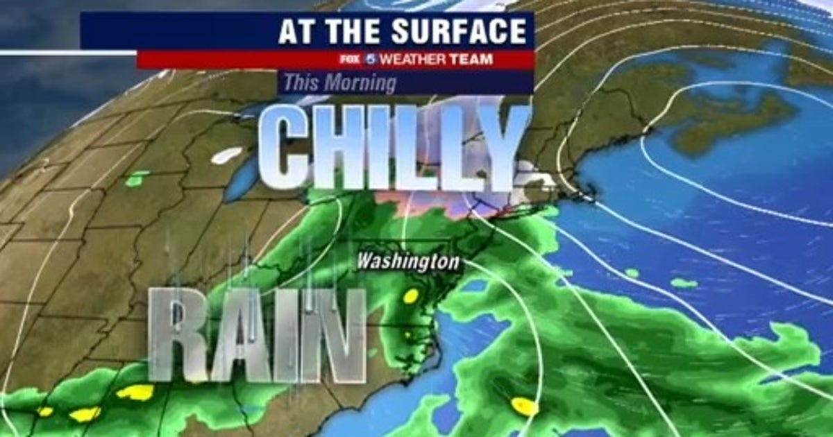 Chilly, rainy Monday with highs in the 40s | FOX 5 DC