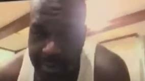 Shaquille O'Neal crashes Georgia first graders' video chat