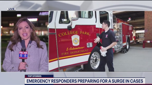 Emergency responders preparing for surge in COVID-19 cases