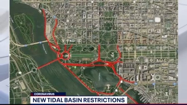DC closing additional biking, walking paths near Tidal Basin