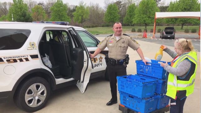 Stafford County deputies deliver medication, essential items to the elderly during COVID-19 pandemic