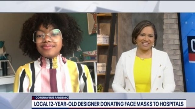 12-year-old clothing designer donating face masks to hospitals amid coronavirus outbreak