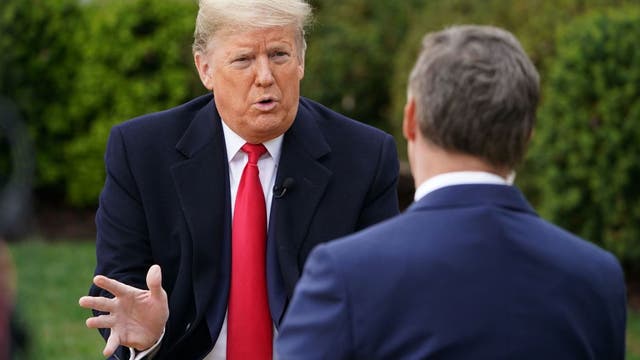 President Trump hoping to see economy reopened by Easter amid virus