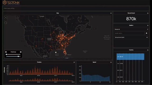 Cellphone 'heat map' shows coronavirus' potential spread as spring break revelers went home