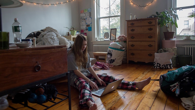 Remote learning at a Brooklyn high school because of cornavirus fears