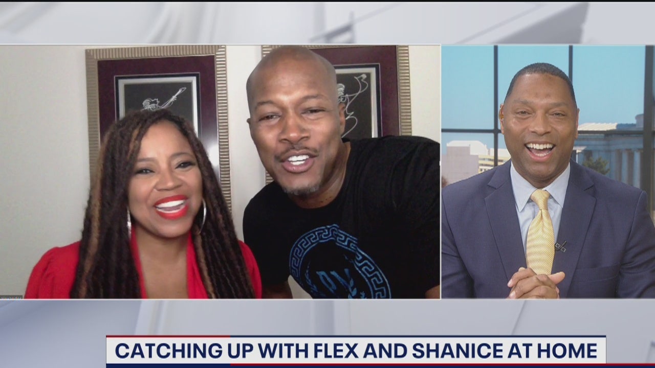 Catching up with Flex and Shanice at home