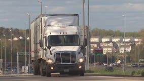 Truck drivers working hard to deliver items around the clock during COVID-19 pandemic