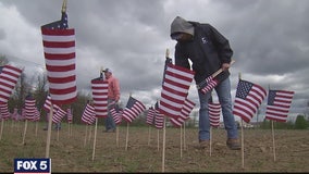 Virginia man honors Memorial Day with countryside display