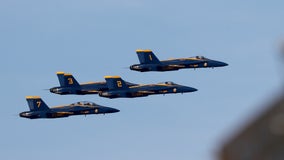 WATCH: Blue Angels, Thunderbirds fly over DC to thank healthcare workers