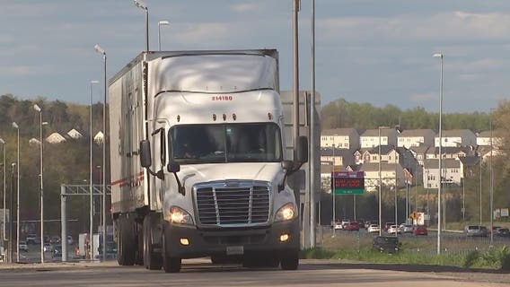 Truck drivers working hard to deliver items around the clock during COVID-19 pandemic