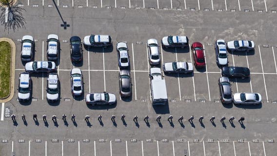 Fairfax County police uplifts community with powerful display