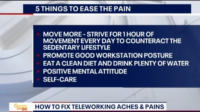 5 tips to fix teleworking aches and pains