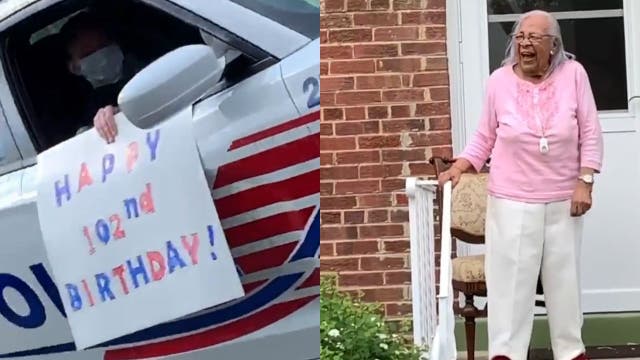 DC first responders help NE woman celebrate 102nd birthday with heartwarming parade