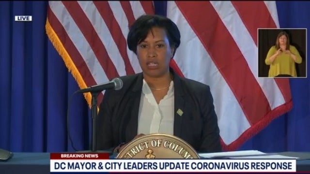 DC mayor says city needs 900 contact tracers to track contacts of COVID-19 positive cases before reopening