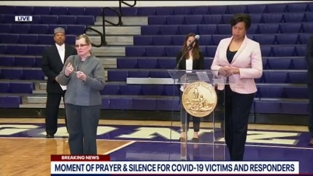 DC Mayor leads moment of silence to remember those lost in coronavirus outbreak