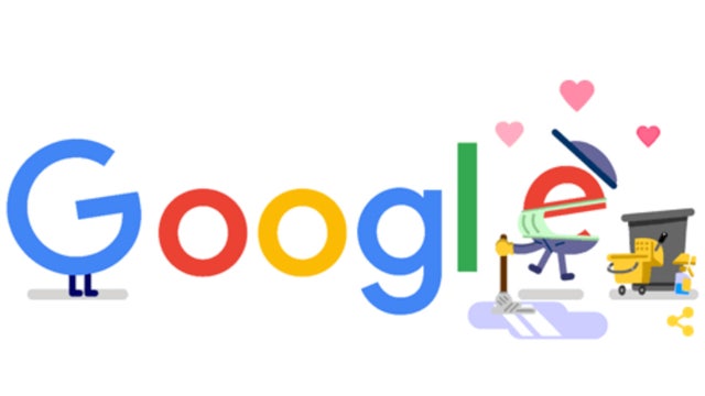 Google thanks custodial and sanitation workers with latest 'Google Doodle' honoring heroes of the coronavirus crisis