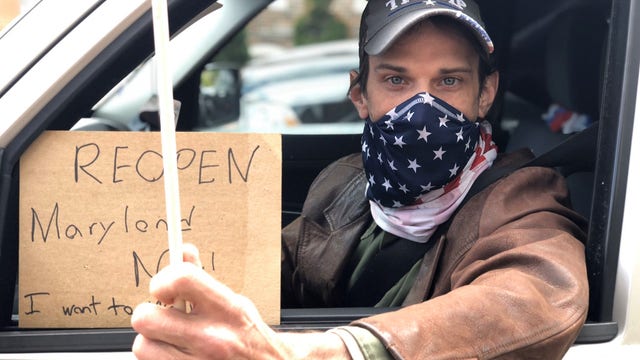 Governors feel heat to reopen from protesters, president