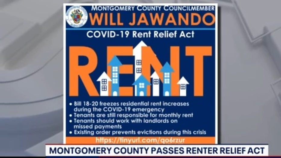 COVID19 Renter Relief Act sets limits on Montgomery County landlord