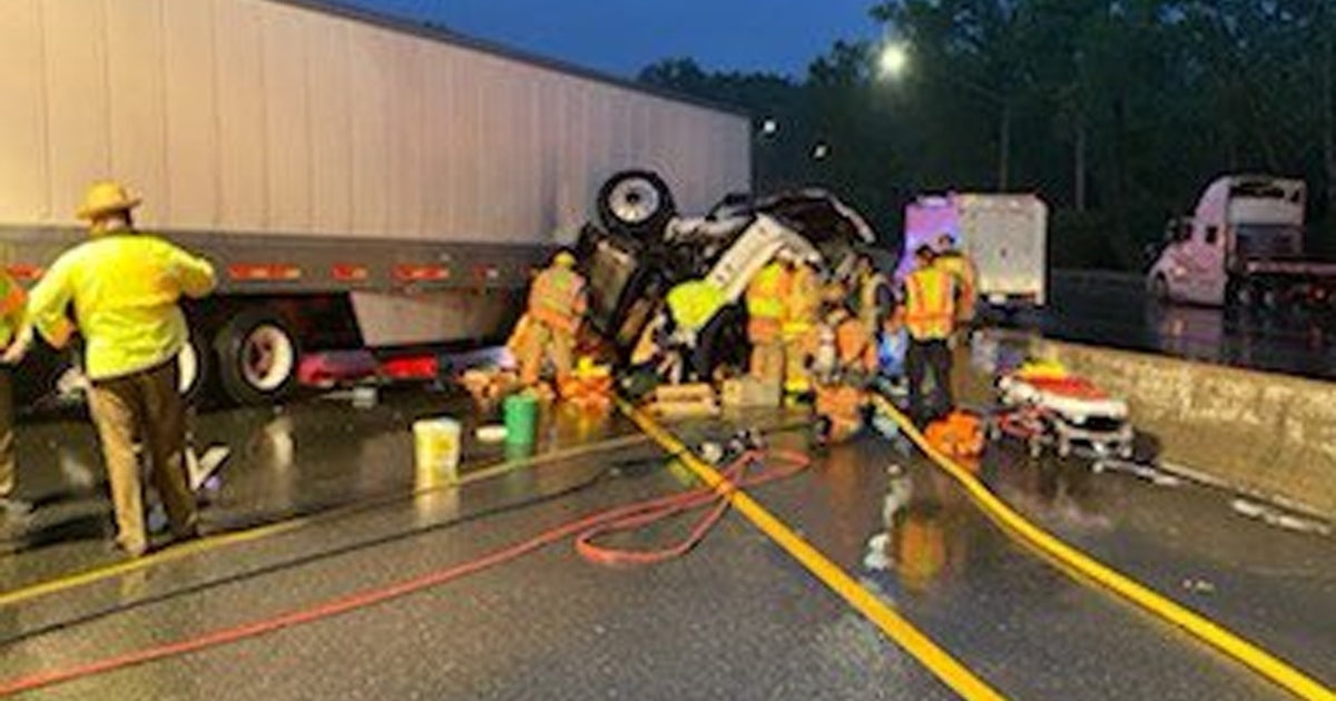 Jackknifed tractor trailer crash causes delays in Montgomery County ...