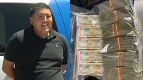 Teen invited to apply for police job after finding $135,000 in cash on the ground and turning it in