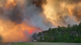 Hundreds evacuated as wildfires rage in Florida Panhandle